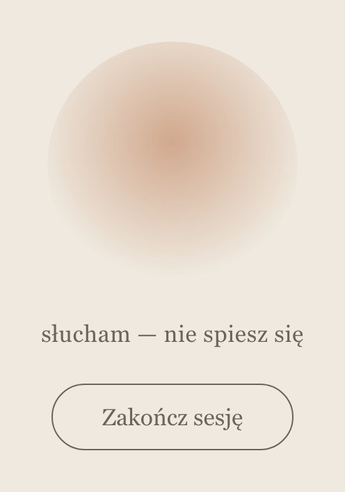 Ekran sesji AuthentiQ na telefonie